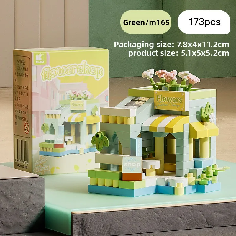 Kerstcadeaus Micro Bouwsteen Serie Kerstman Rendier Puzzel Assembleren Bakstenen Tafeldecoratie Speelgoed Kinderen - afbeelding 1