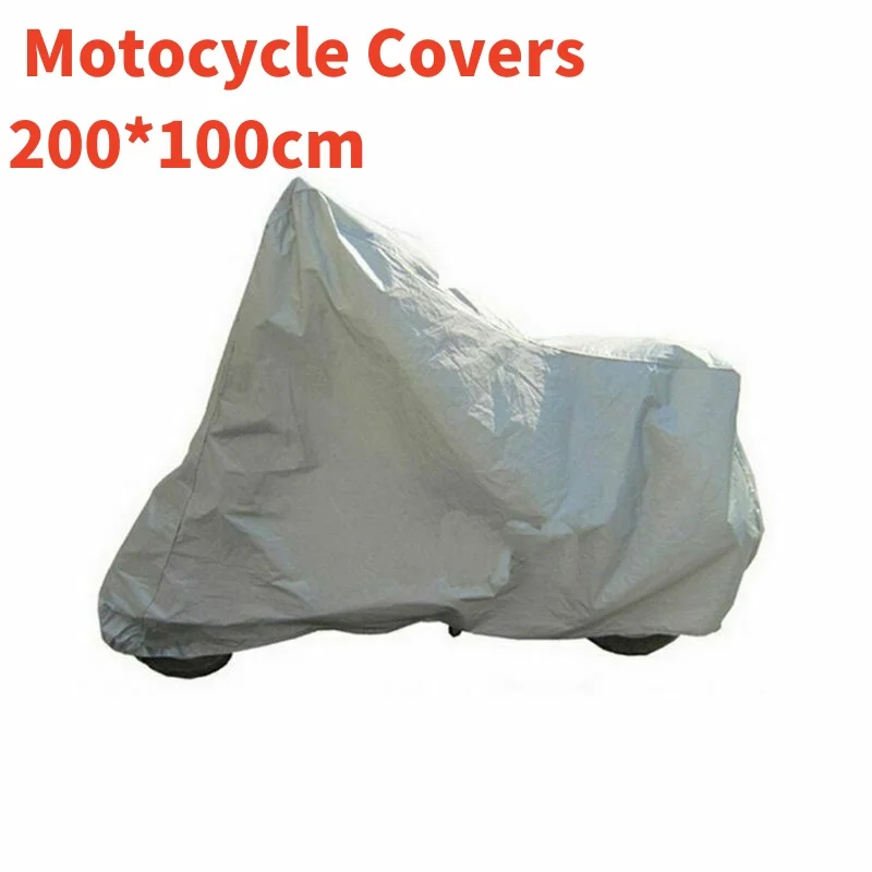 Copertura protettiva per moto protezione solare antipioggia impermeabile copertura per moto copertura PEVA 200*100cm coperture per la protezione dagli agenti atmosferici