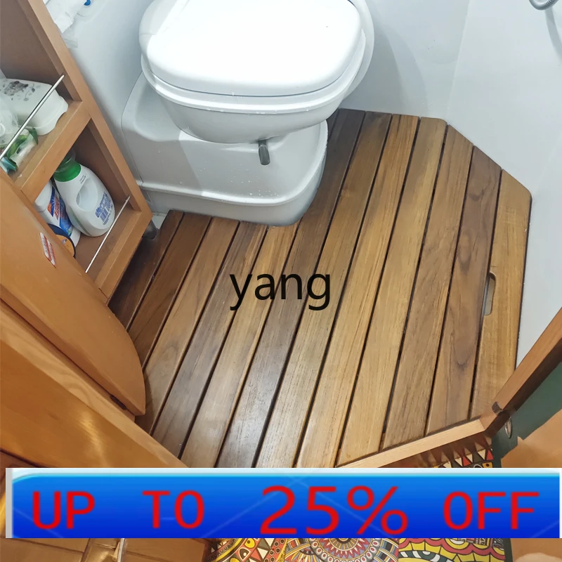 lmm upgrade does not card hair toilet non-slip mat bathroom rotten wood pedal shower room floor mat