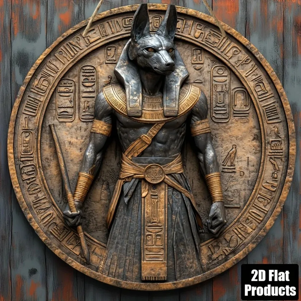 Anubis Wooden Wall …