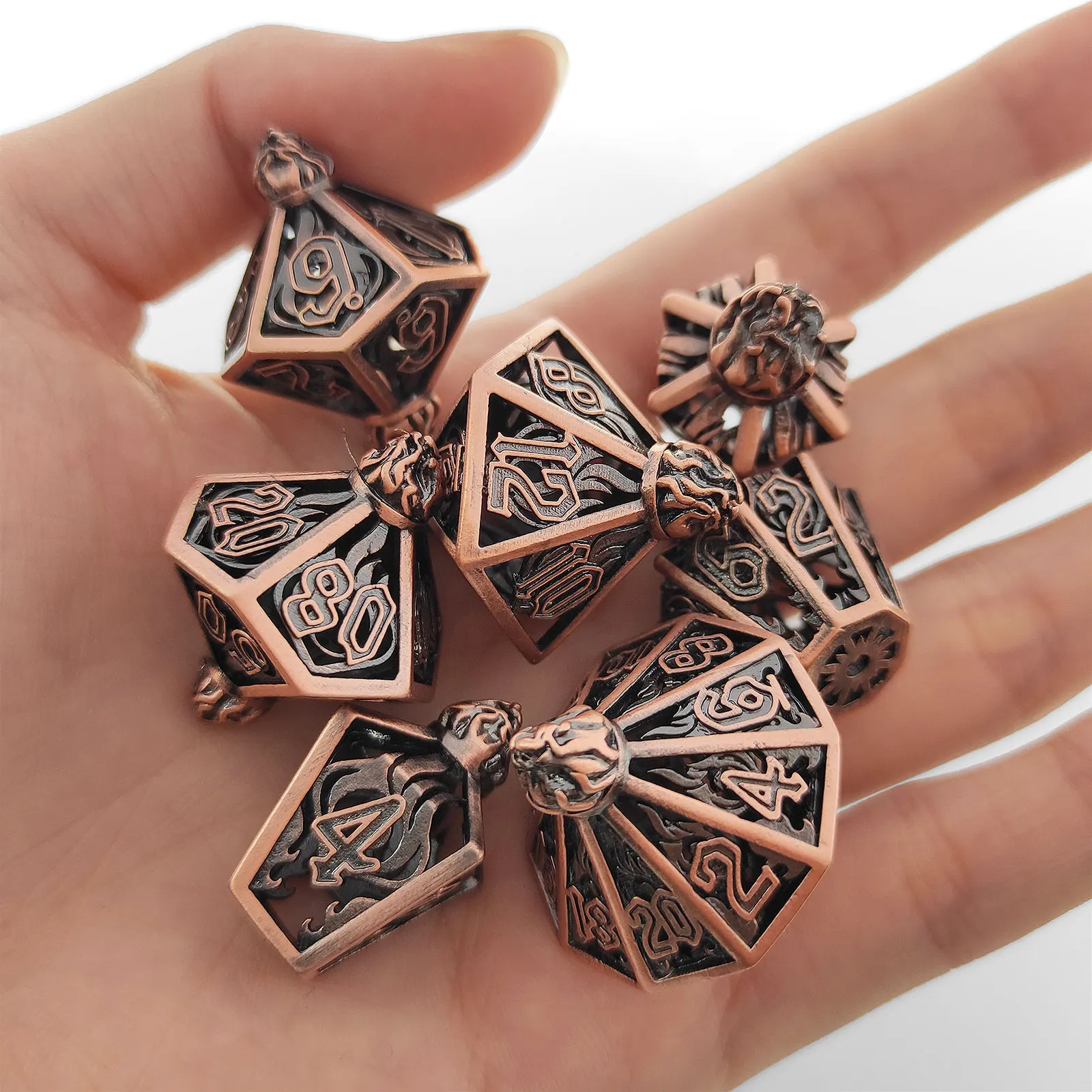 DND Metal Hollow Dice Set Dung - Board Game Dungeons And Dragons review and price