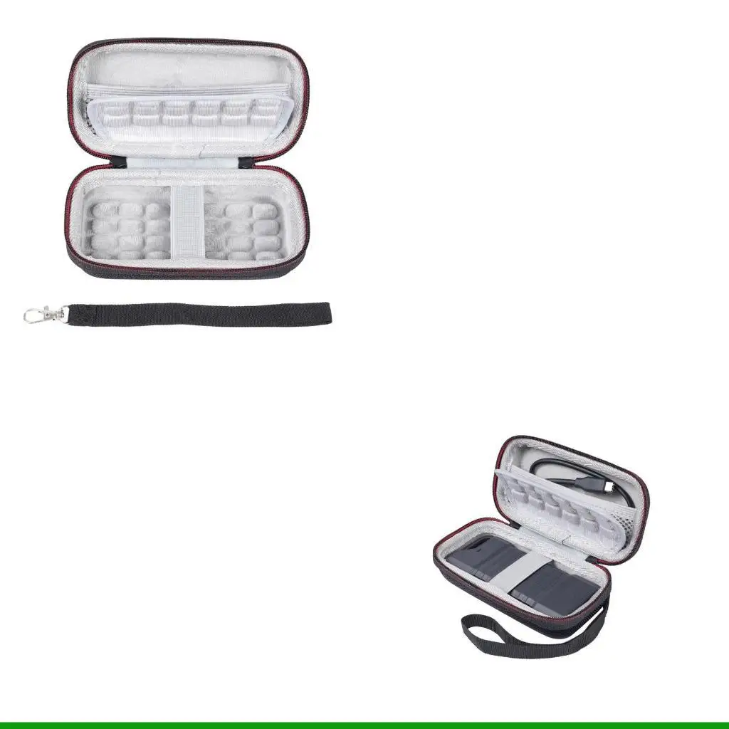 

U55C Shock-Resistant EVA Hard Drive Storage Case for TUF Gaming Hard Drive Lightweight and Portable Bags Box with Strap