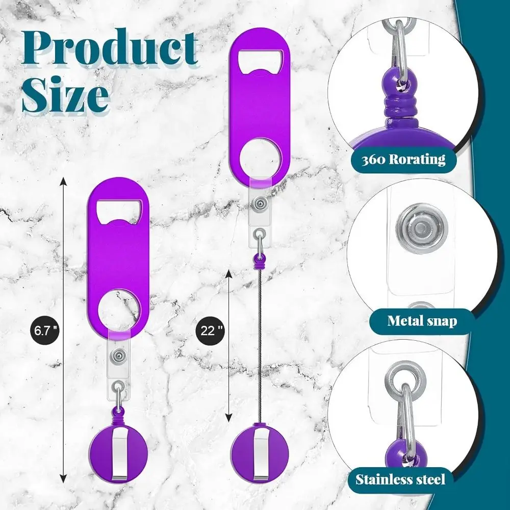 Flat Bottle Opener Bartender Retractable Beer Opener Bartender  for Kitchen Restaurant Home Anniversaries Supplies Party Gifts