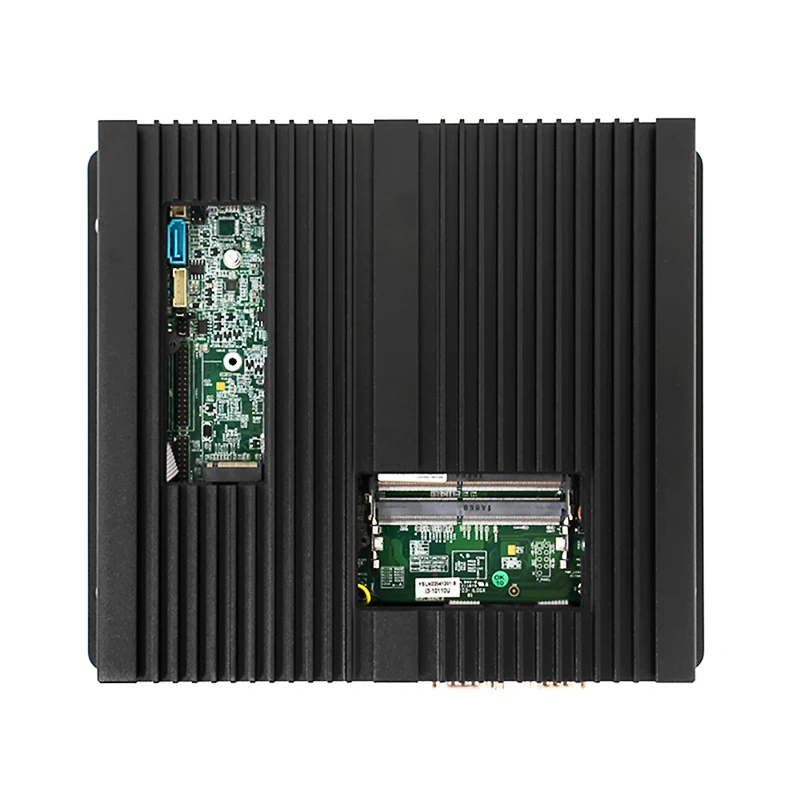 Convenient Maintenance Fanless Mini PC Core I3 10110U DDR4L SODIMM Dual LAN Barebone System for Industrial Use AU US CN plugs