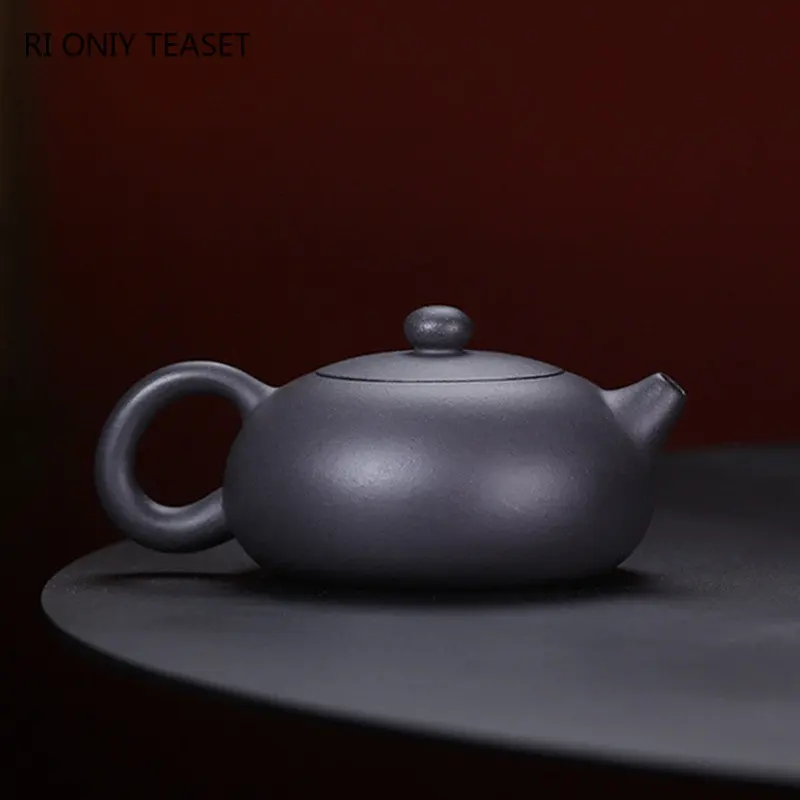 150ml Yixing Raw Ore Purple Clay Teapots Chinese Famous Artists Handmade Bian Xishi Tea Pot Beauty Kettle Zisha Tea Set Teaware