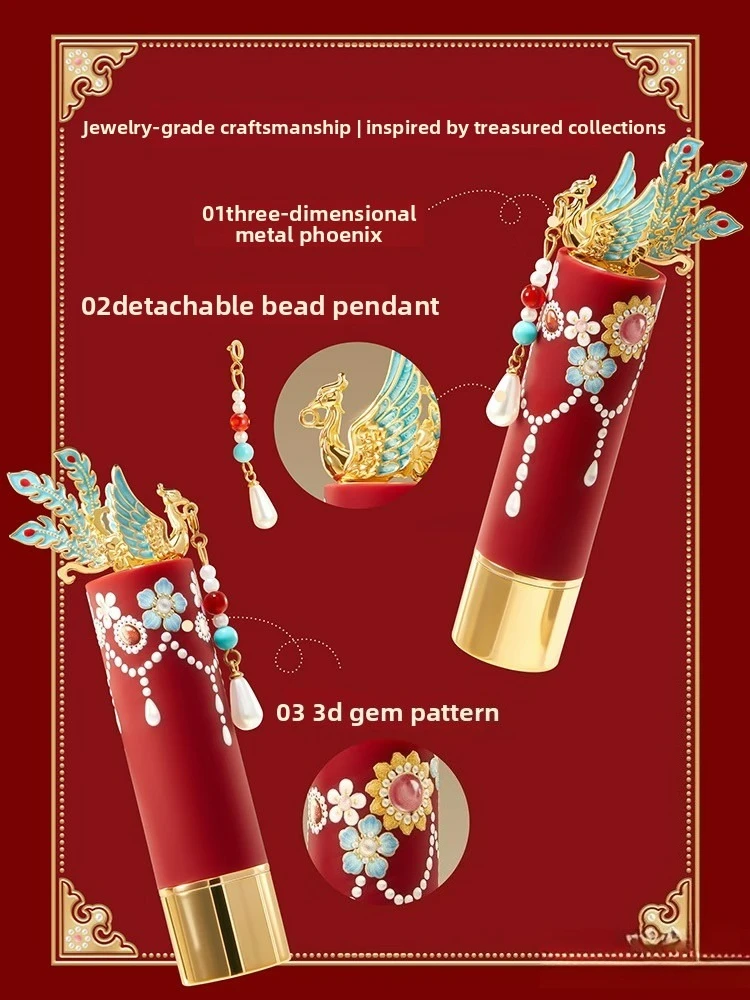 Velvet Matte Lipstick Moisturizing Soft Touch Silky Finish Long-Lasting Chinese Style Lip Cream Makeup