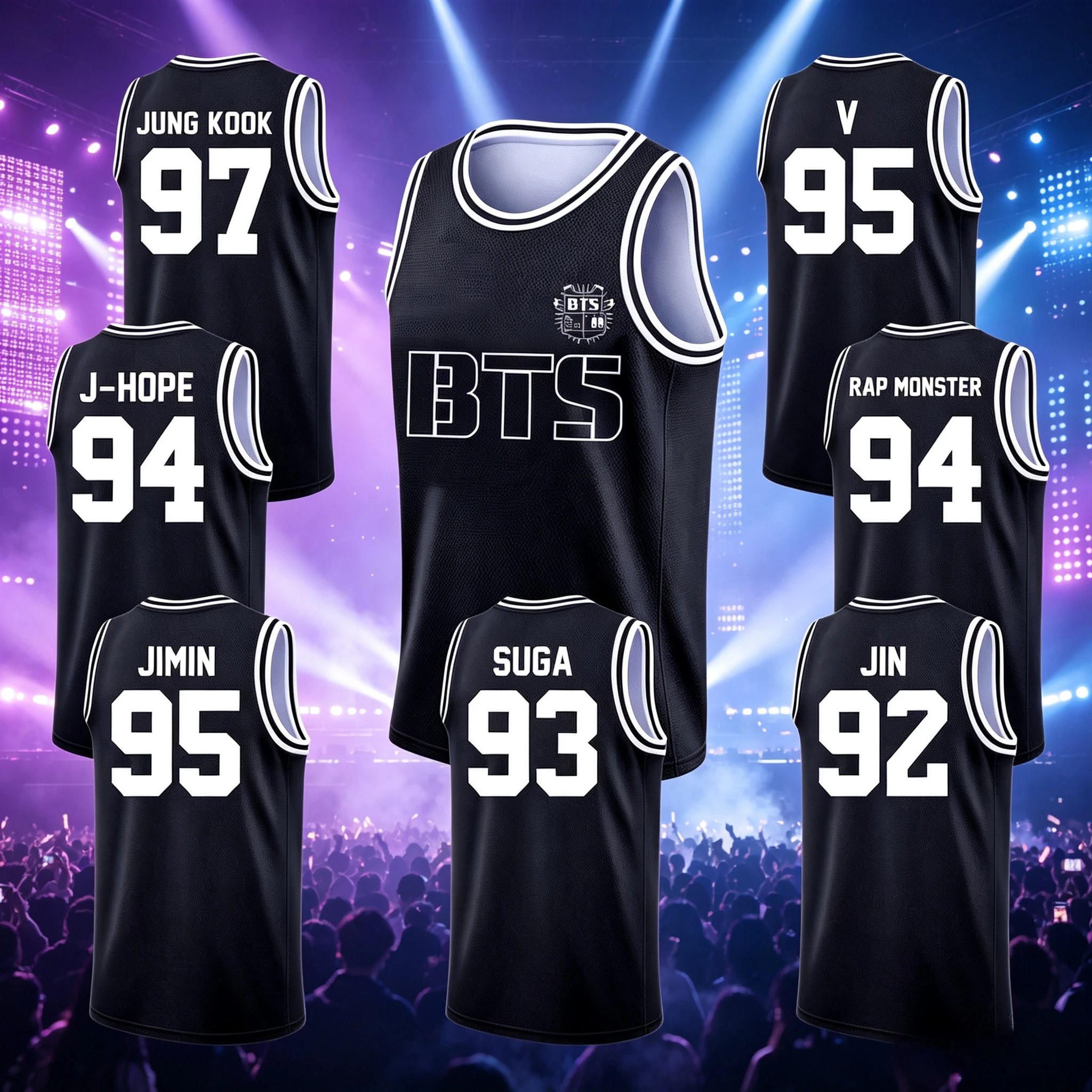 2026 BTS Arirang Tour Unisex Basketball Jersey Vest, Kpop 3D Print Quick-dry Sleeveless Tank Top, Men Women Streetwear T-Shirt