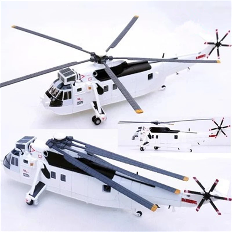 1:72 Scale Model United States Sea King Helicopter UN Diecast  Aircraft Collectoin Decoration Display Toys For Fans Gifts