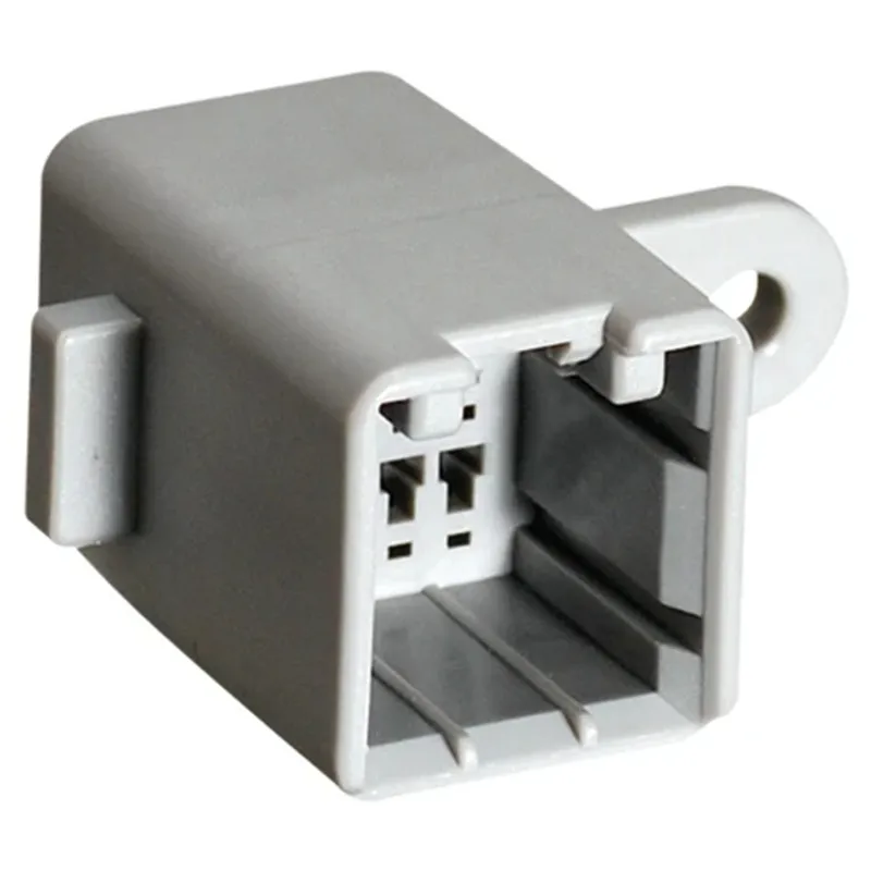 10PCS 1-1897695-3 8P Housing for Male Terminals, Wire-to-Wire, 8 Position, .098 in