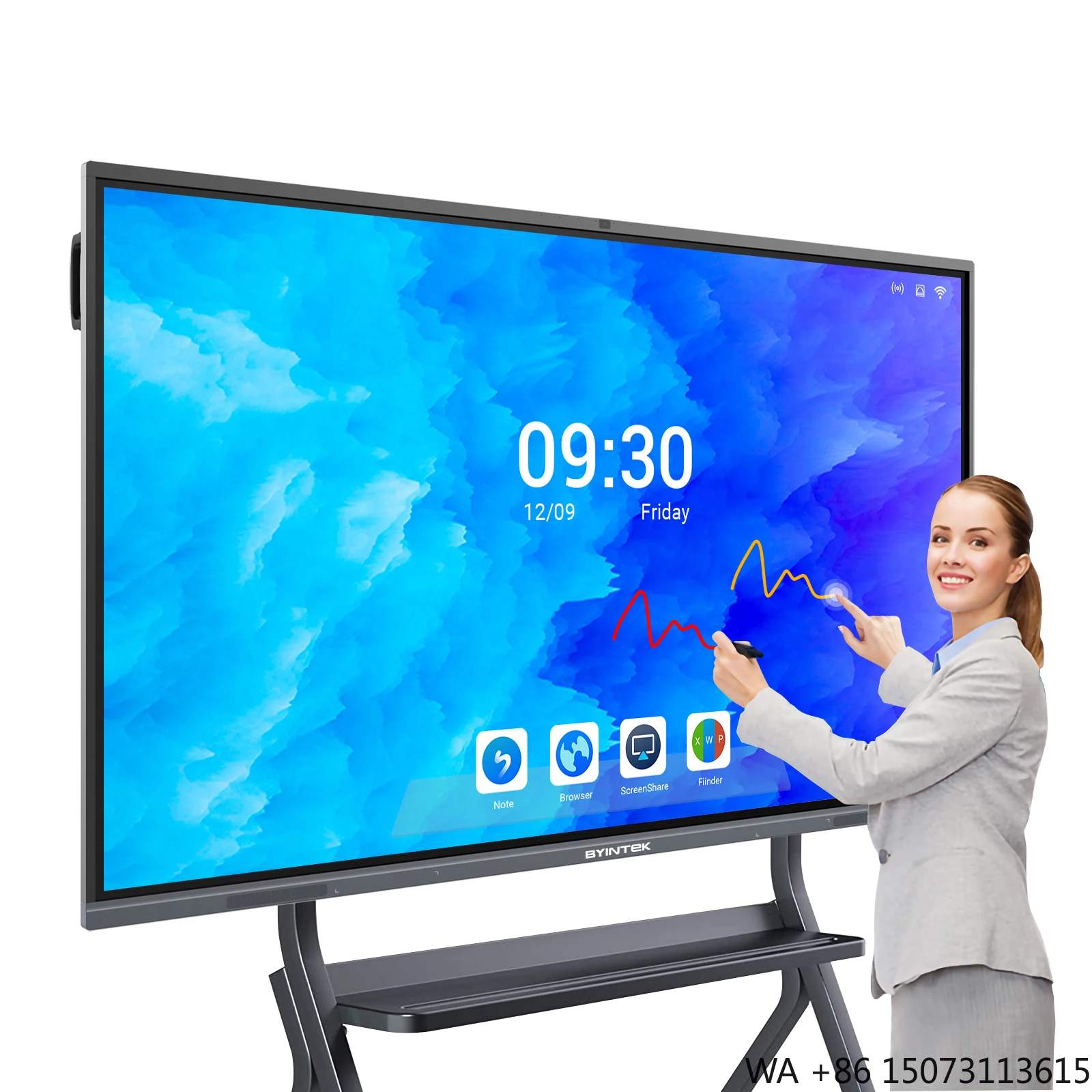 

Интерактивная цифровая доска Dream 86 дюймов для обучения и игр, совместимая с интерактивными досками