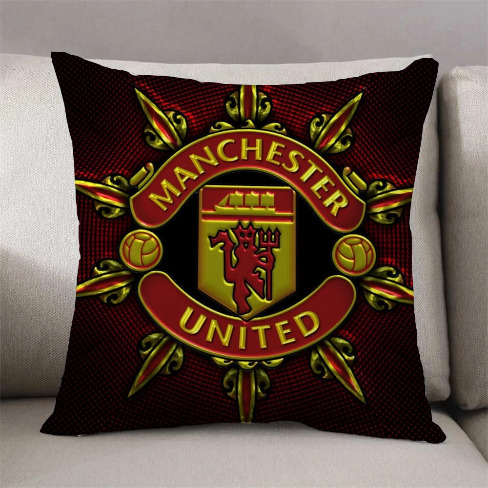 ManchesterS UnitedS Decorative Pillowcases Ornamental Pillow Covers Decorative Luxury Sleeping Pillows Cover Home Cushion Sofa