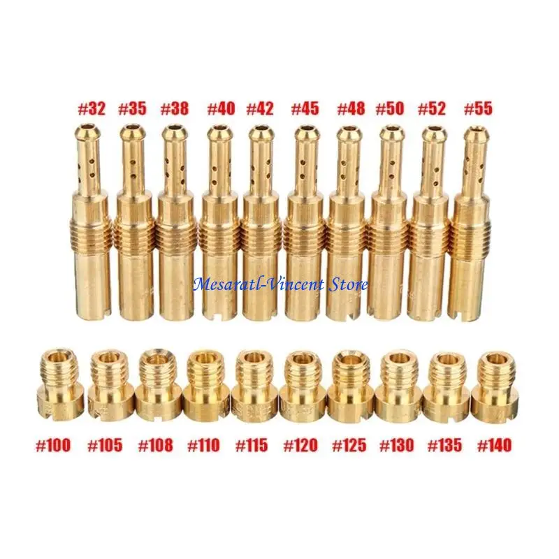 A70F Versatile Jets Assortment Main & Slow Jets Set for PWK CVK PE Carburetor