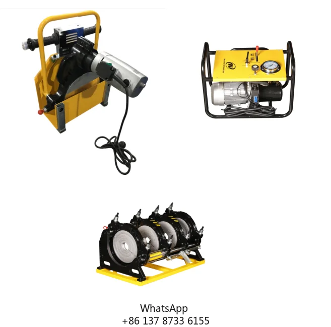 CE Certification 50-250mm WD250HA Hydraulic Butt Fusion Welding Machine Automatic 3.95kw Pipe Welding Machine Fitting PE,PP, PPR