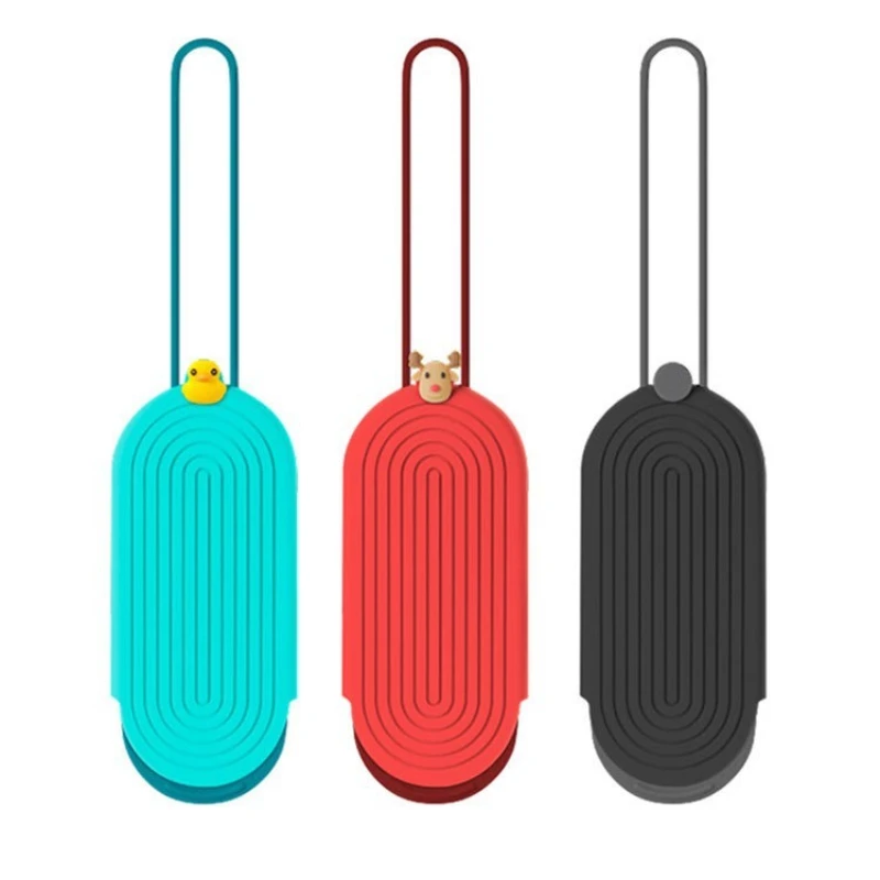

Cartoon elastic key bag, silicone pull-out multi-functional keychain, cute advanced sense of finishing and storage key