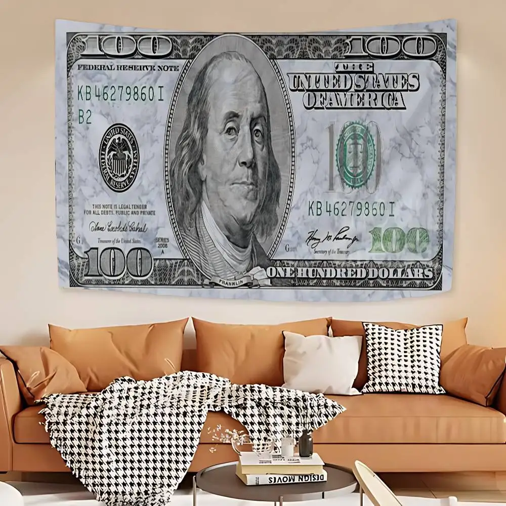 

Настенный гобелен с аниме-принтом Dollar Art, таро-мотивами, в стиле хиппи, для общежития и домашнего декора