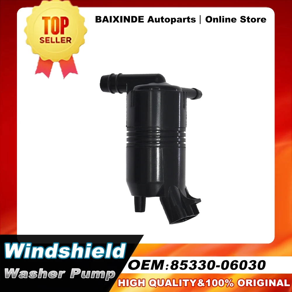 OEM 85330-06030 85315-02030/85330-06031/22138719 Windshileld Wiper Washer Pump For Toyota Avalon Camry Corolla Tacoma Tundra