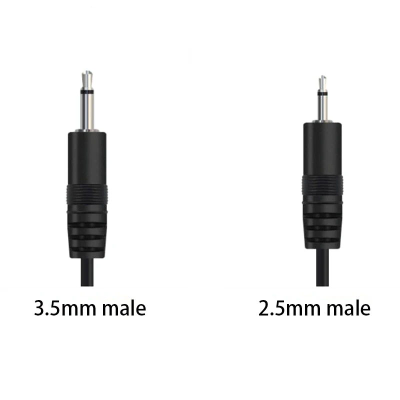 Conector Mono Cabo de Áudio, macho e fêmea Plug, DIY Reparação Carregador, Fio de Extensão, 2Pin, 2,5mm, 3,5mm, 1Pcs, 5Pcs, 1Pc, 5Pcs