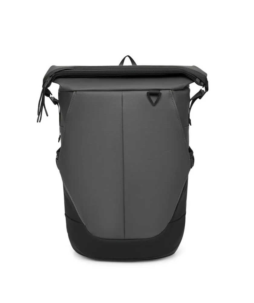 New roll-up backpack large capacity waterproof backpack high sense business trip laptop bag school bag