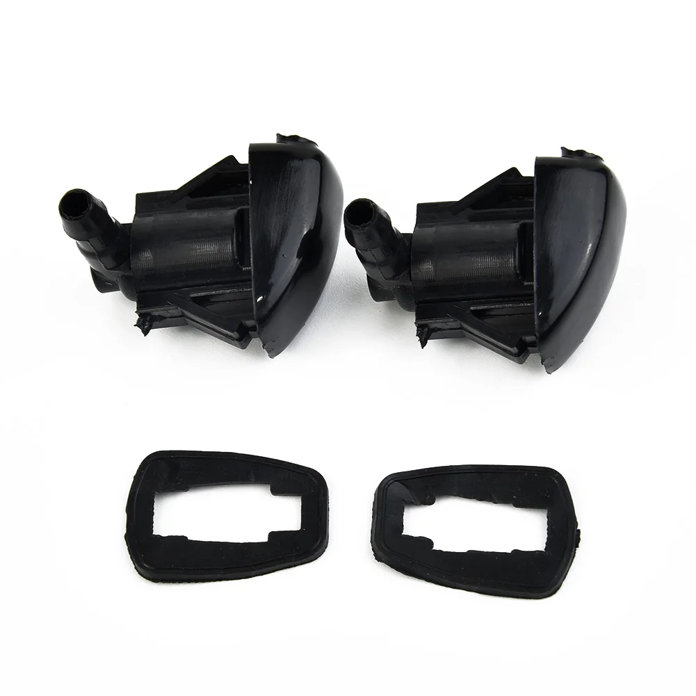 2pcs Universal Car Front Windscreen Wiper Washer Nozzles Jet Fit For Mazda 3 5 6 BK GG1 BN8V-67-510 Washer Outlet Wiper Nozzle