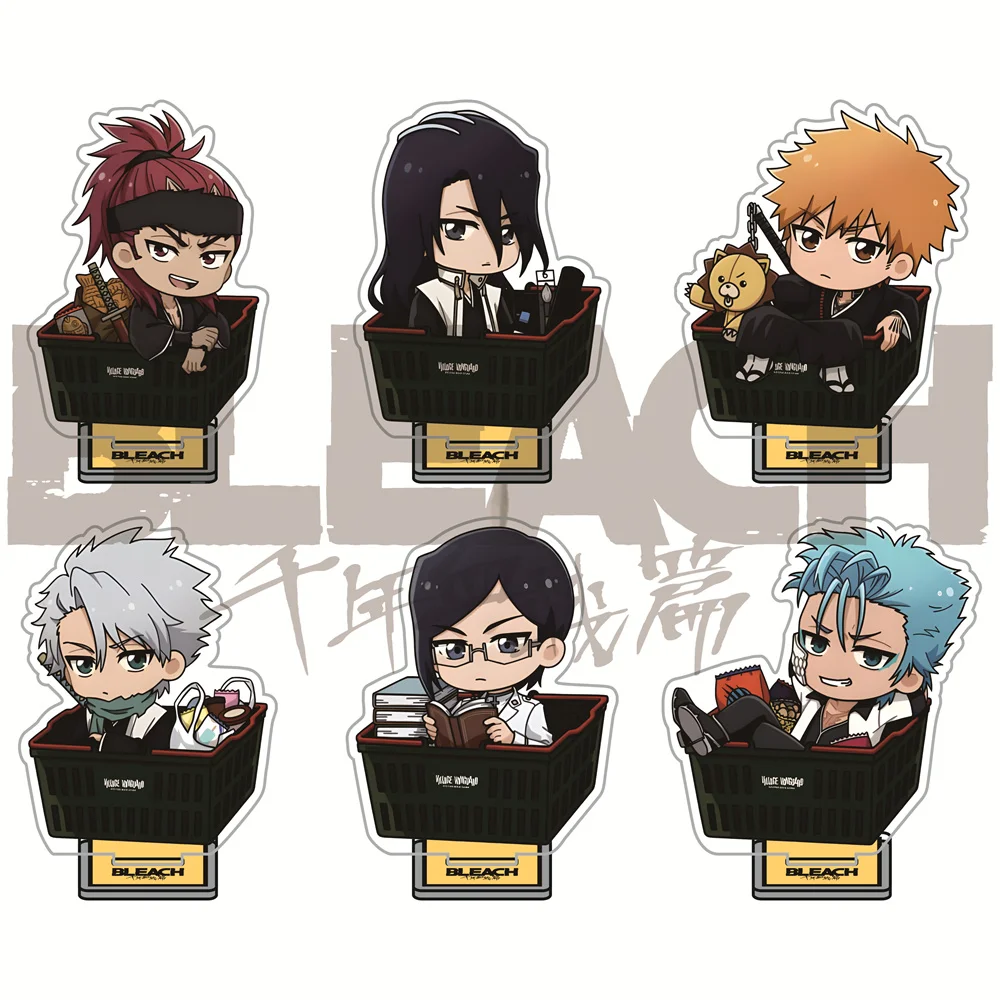 BLEACH Thousand-Year Blood War Arc 10cm Acrylic Stand Figures Keychain Anime Collectible Merchandise Desktop Decoration Fan Gift