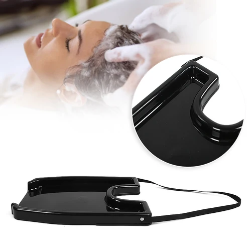 Imagen 2 del producto Bandeja de lavado de champú portátil, fregadero para salón de peluquería, herramienta de champú cómoda para premamá, ancianos