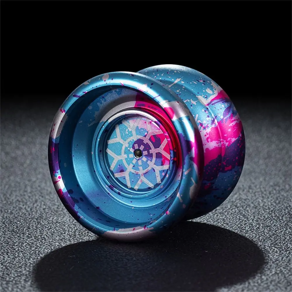

Fashion 10 Ball Bearing Metal Yoyo Alloy Aluminum High Speed Yo Yo Spinning String Professional Yoyo Ball Gift