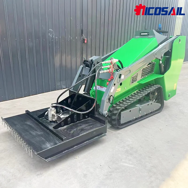 جرافة انزلاقية كوبوتا للبناء، توصيل سريع مع محرك المحرك الأساسي ومكونات المضخة، محمل صغير #1