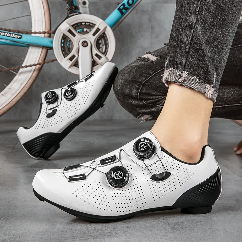 

Men's Pro Cycling Sneakers Road Cycling Shoes mtbCycling Shoes Cleat Slip Resistant Self Locking CyclingShoes Cycling Shoes