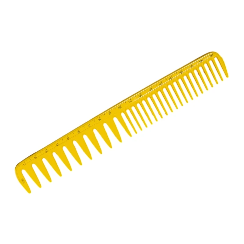 Ladies' Hair Cutting Comb Japanese Style Styling Combs with Measurement Scale Wide Teeth