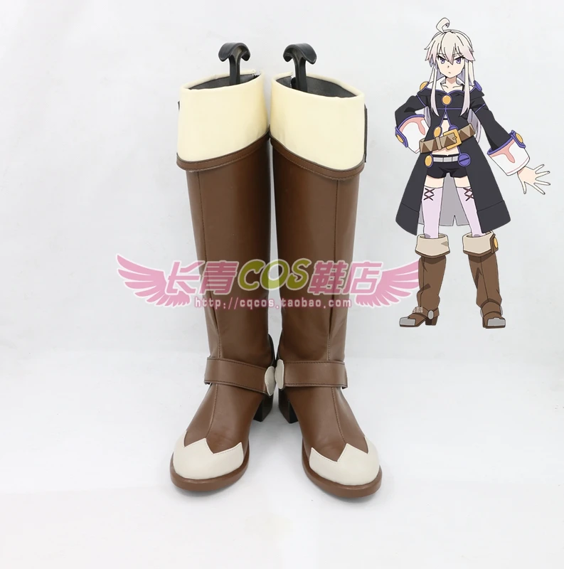 

Grimoire of Zero Zero kara Hajimeru Mahou no Sho Zero Cosplay Shoes Handmade Faux Leather Boots