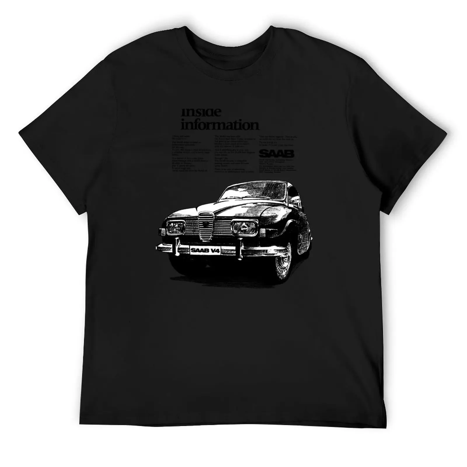 

SAAB 96 V4 T-Shirt shirts graphic summer tops mens t shirts pack