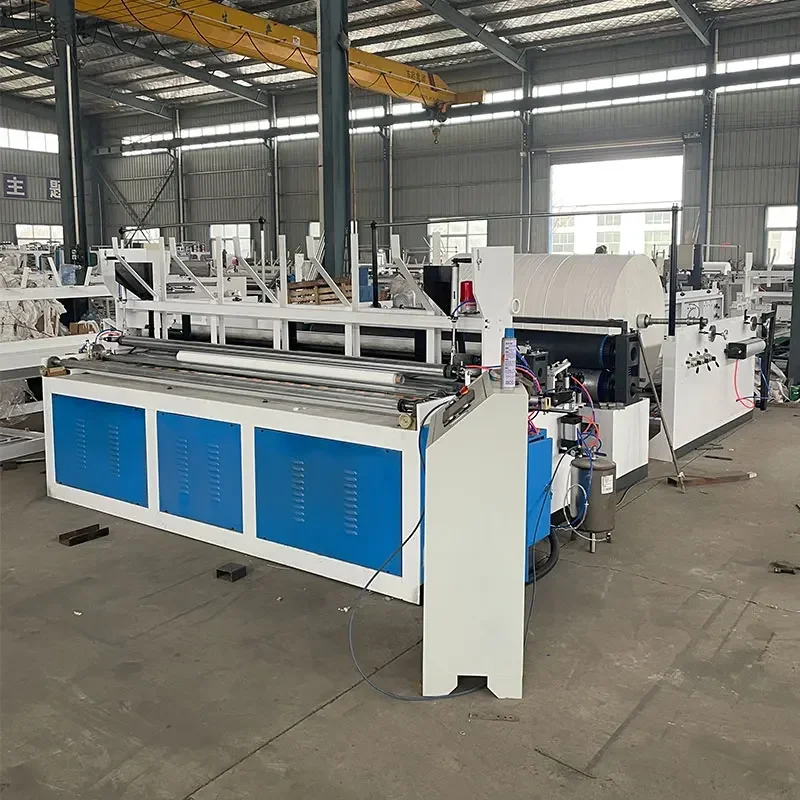 Customized Small Scale Semi Automatic Toilet Paper Factory Machine Production Line