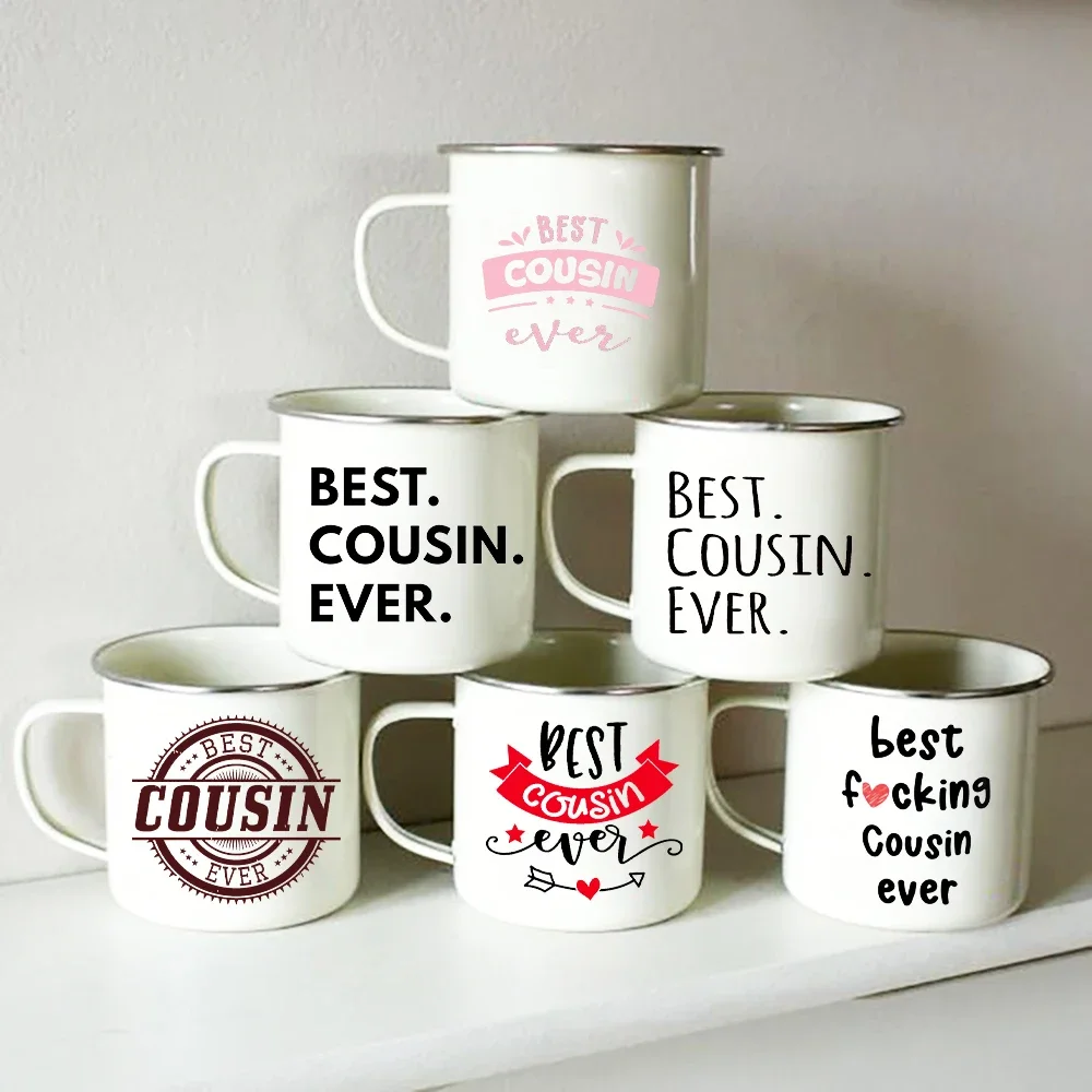 Best Cousin Ever Coffee Mug Cousin sibling Sister mugs sibling brother cups Water Juice enamel cup Birthday gift for cousin