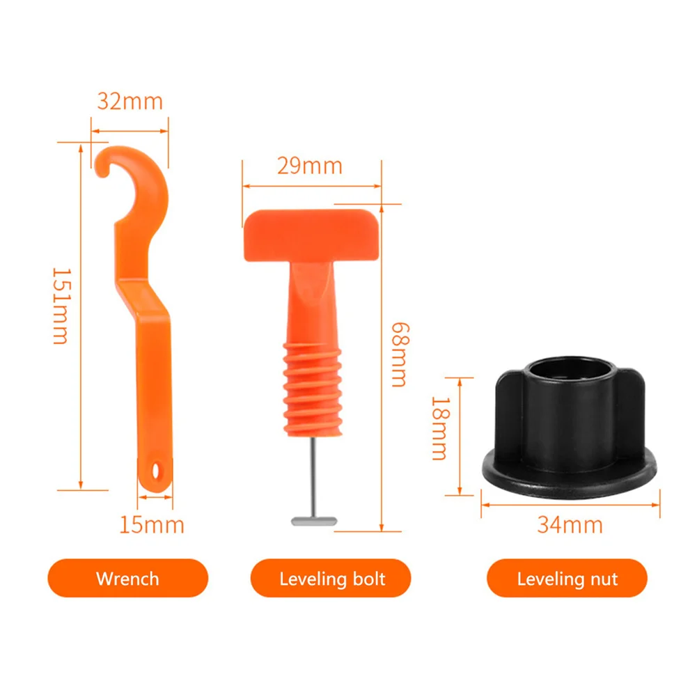 151 sztuk zestaw Fr 2-8mm Pro układanie płytek K2v4 narzędzie wielokrotnego użytku do poziomowania płytek poziomowanie podłóg ceramicznych narzędzia