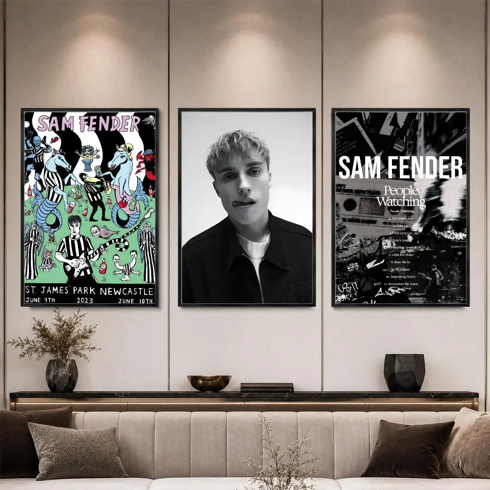 Singer Sam Fender Seventeen Going Under Poster HD PP Waterproof Eco-Friendly For Kitchen Bathroom Wall Art Bedroom Home Decor