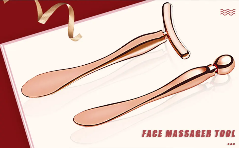 1PCS/2PCS Metal Eye Cream Applicator Wand Stick, Massager Tool for Facial Massage, Reduce Puffiness, Thin Face Magic Stick