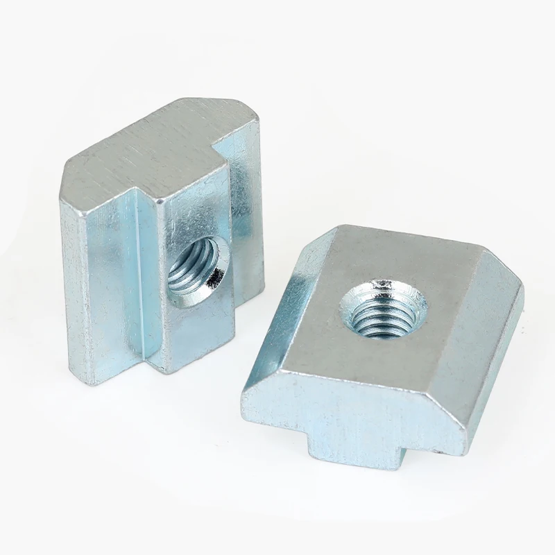 Slot T-Nuts M3 M4 M5 M6 M8 T Block Square nuts T-Track Sliding Hammer Nut for fastener 2020 3030 4040 4545 aluminum profile