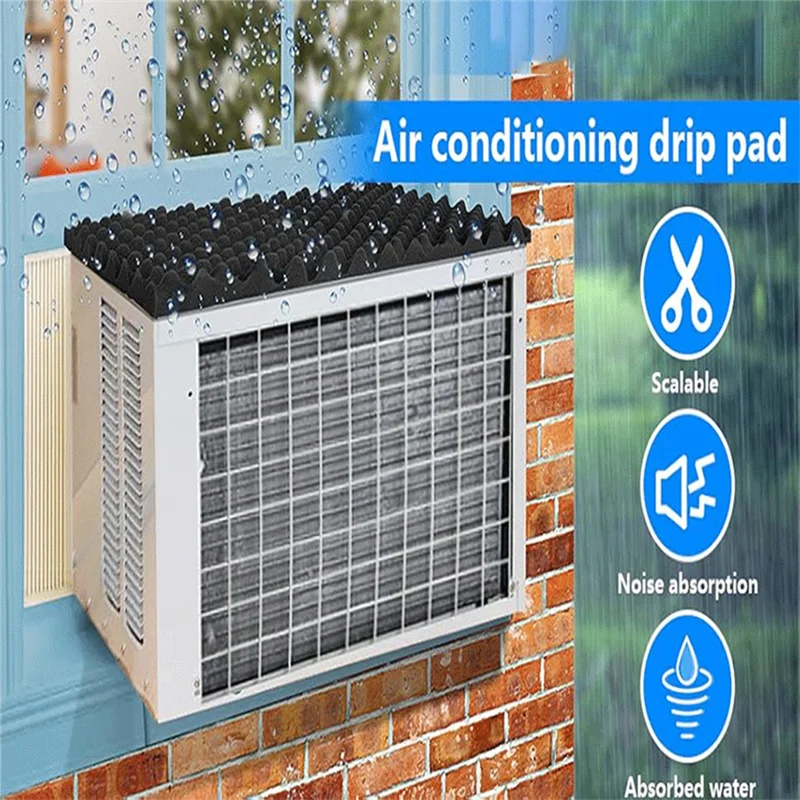 

ABUP-Air Conditioning Drip Pad Removable Magnetic Cushion Air Conditioner Prevent Dropping Noise Of Water Dripping