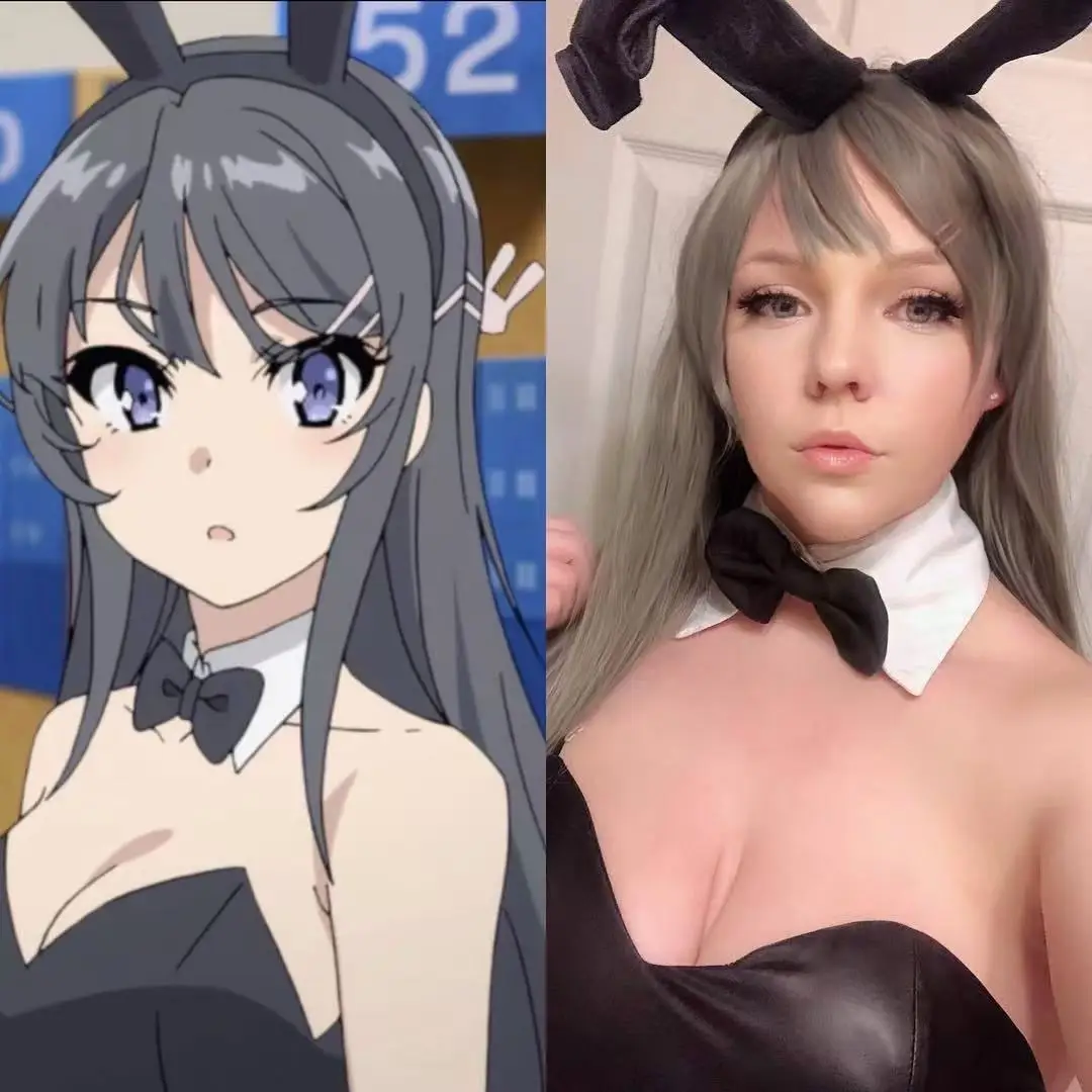 

Cosplay costume Mai Sakurajima's bunny girl outfit sexy style suitable for Halloween and Christmas