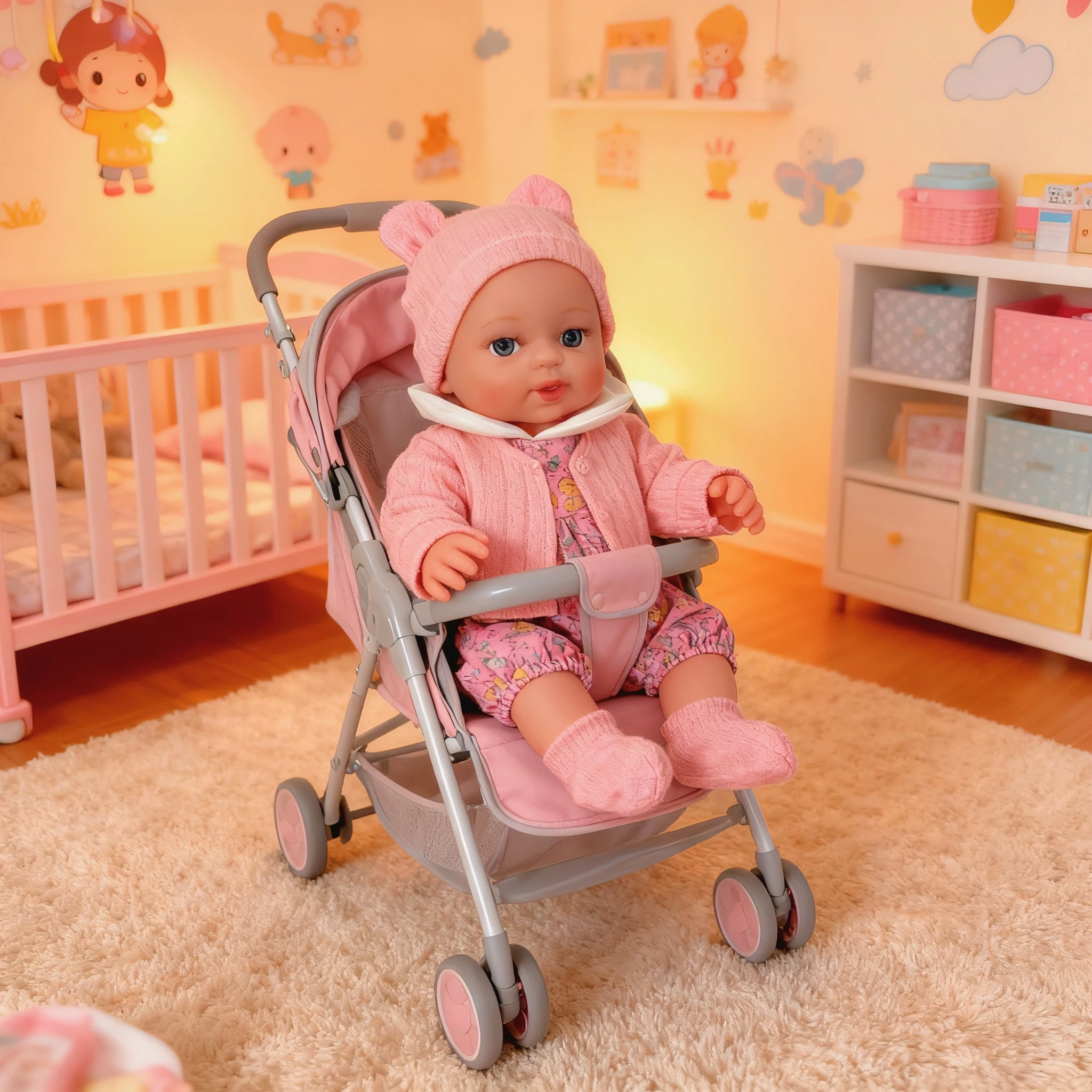 1 Stück 12 Zoll Neugeborenes mit weichem Vinylkörper, realistische lebensechte wiedergeborene Babypuppe, handbemalte Adern, wach Puppenspielzeug, ideale Geschenke