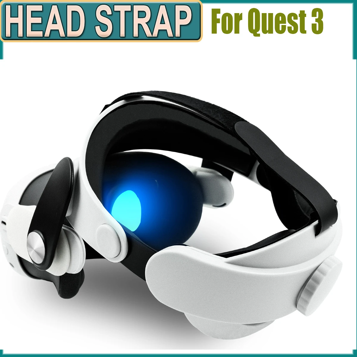 Adjustable HeadStrap for Meta Quest 3 Strap Upgrades Elite Comfort-Virtual HeadWear Comfortable Breath for Quest 3 Accessories