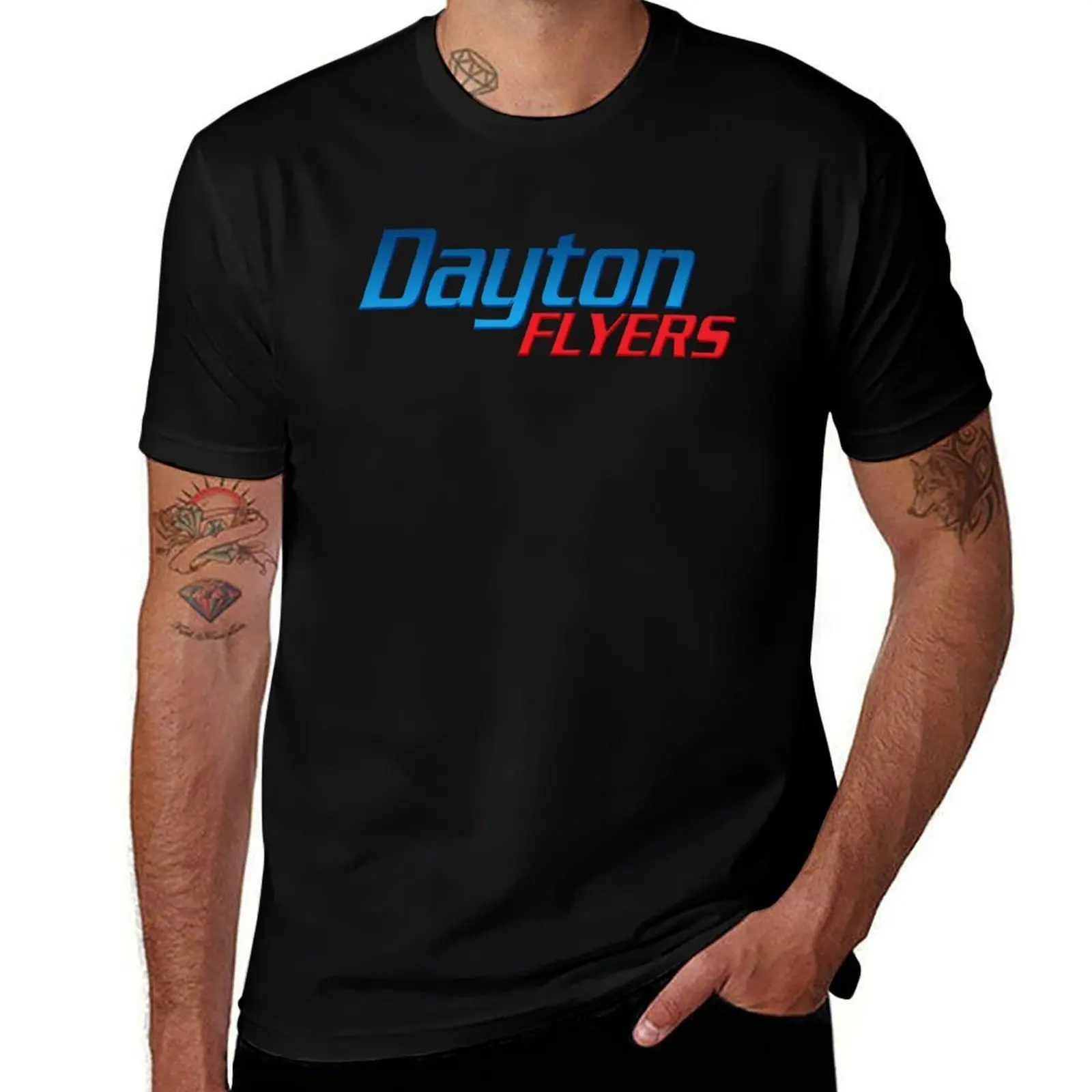 

Dayton Flyers Drink Logo T-Shirt Plus Size Non-Shrink T-Shirt
