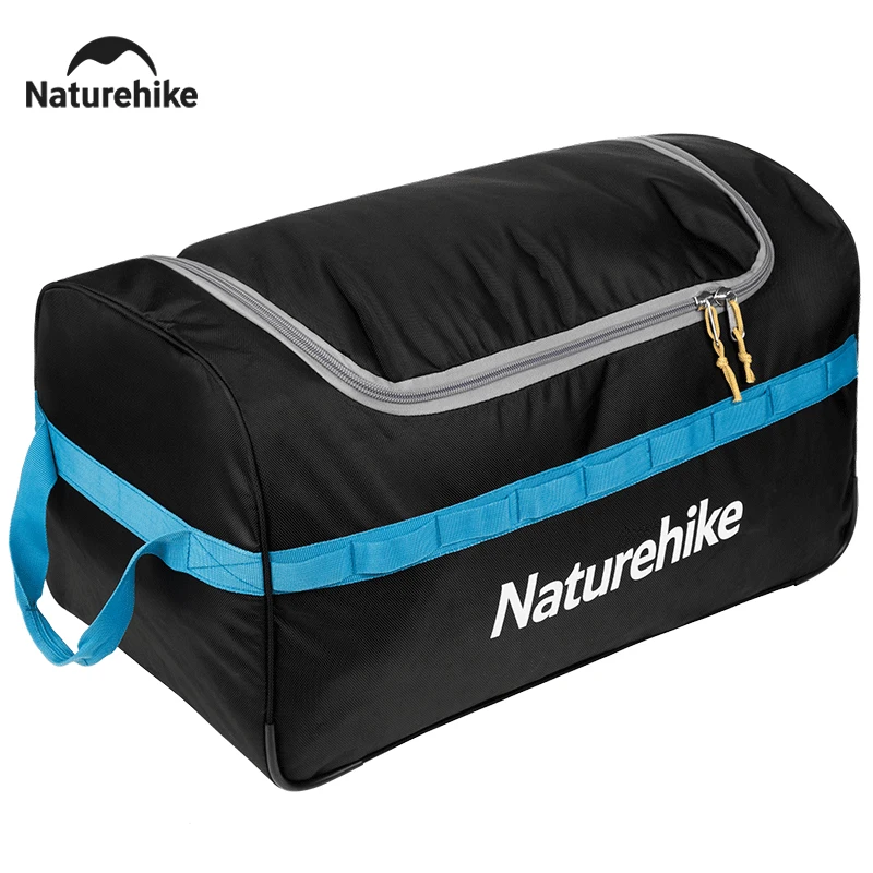 Naturehike 110L Camping Box Folding Large Capacity Outdoor Sundry Box Portable 3-4 Person Hand Bag Hiking Travel Storage Box