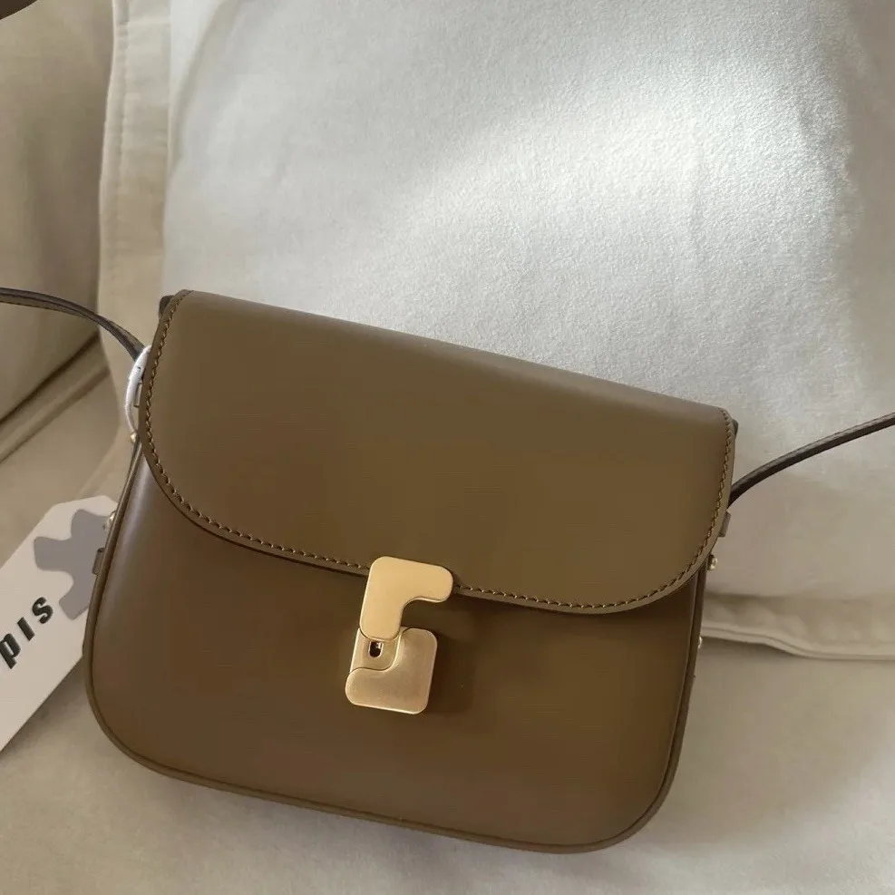 2025 New SOEUR Tofu Bag Single-Shoulder Crossbody Small Square Bag Commuter Bag for Women