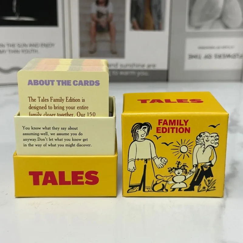 New 150pcs Card Conversation Starter Game Family Edition Fun Icebreaker for Adults and Family Gatherings Couples Card Game Tales view 6