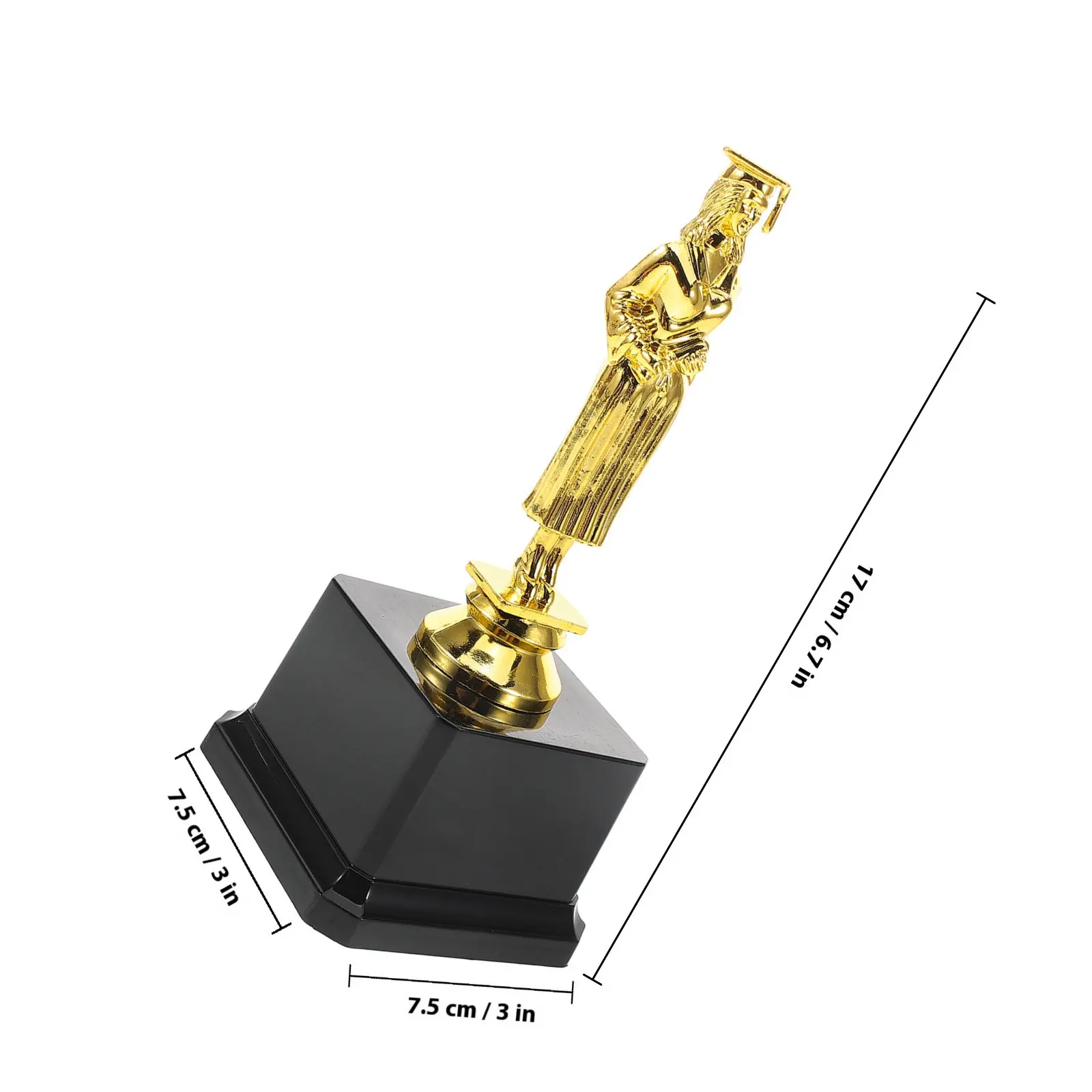 Small Trophy Female Phd Graduation Award Achievement Graduation Party Supplies School Recognition Cup