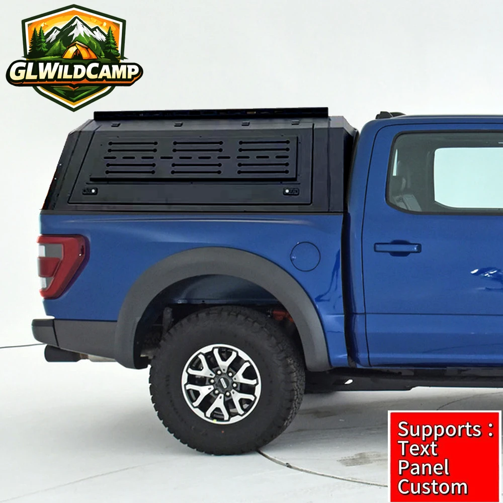 For Ford Ranger T9 T8 T7 T6 4x4 Truck Canopy Steel&Aluminum Alloy Hardtop Lossless Installation Waterproof Anti-theft Tonneau Co