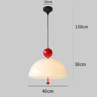 Retro hanglamp Scandinavische glazen kroonluchter voor woonkamerdecoratie slaapkamer design hanglamp