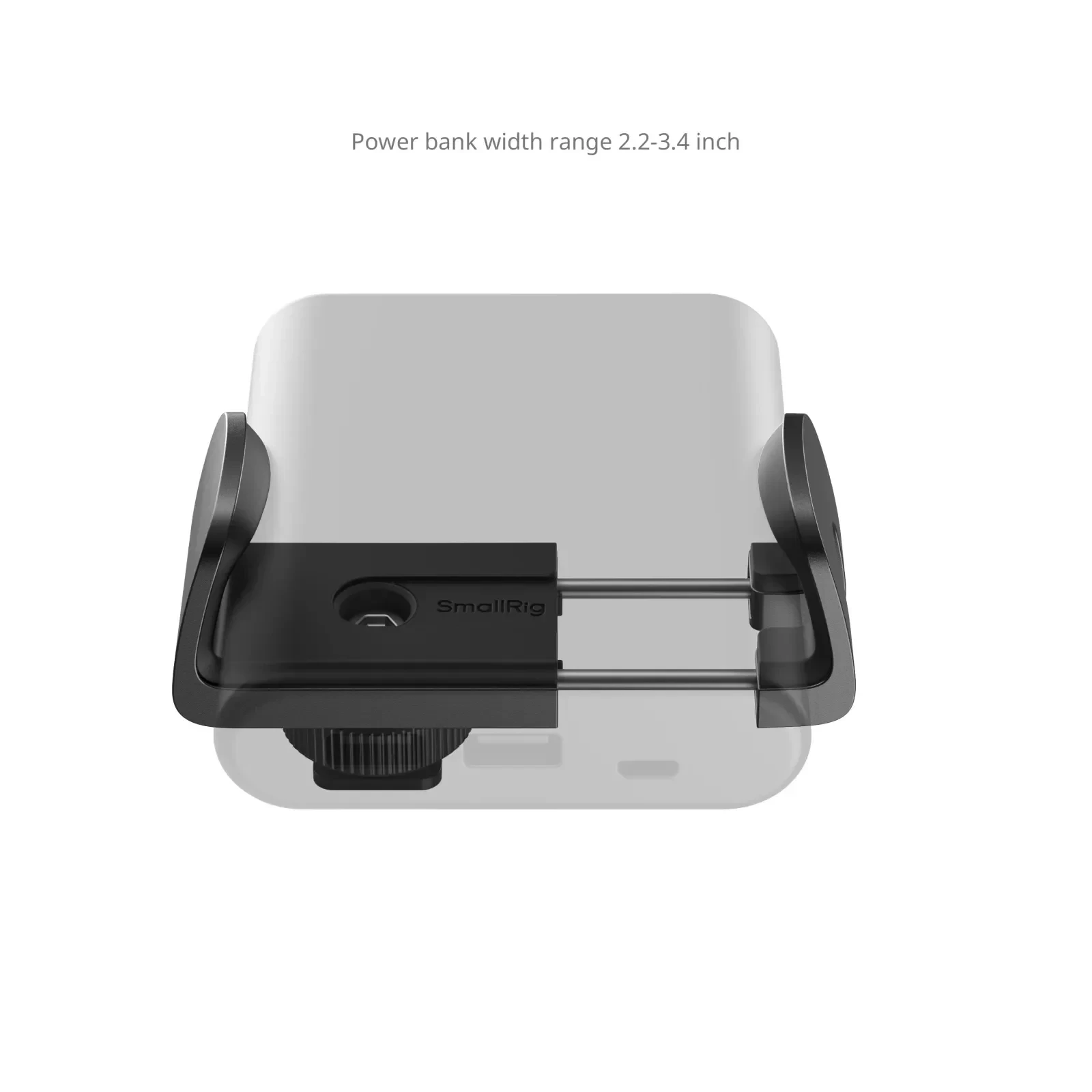 Suporte universal SmallRig para banco de potência portátil, Braçadeira com sapata fria, Monte o suporte do carregador portátil para 55-85mm Powerbank 4600