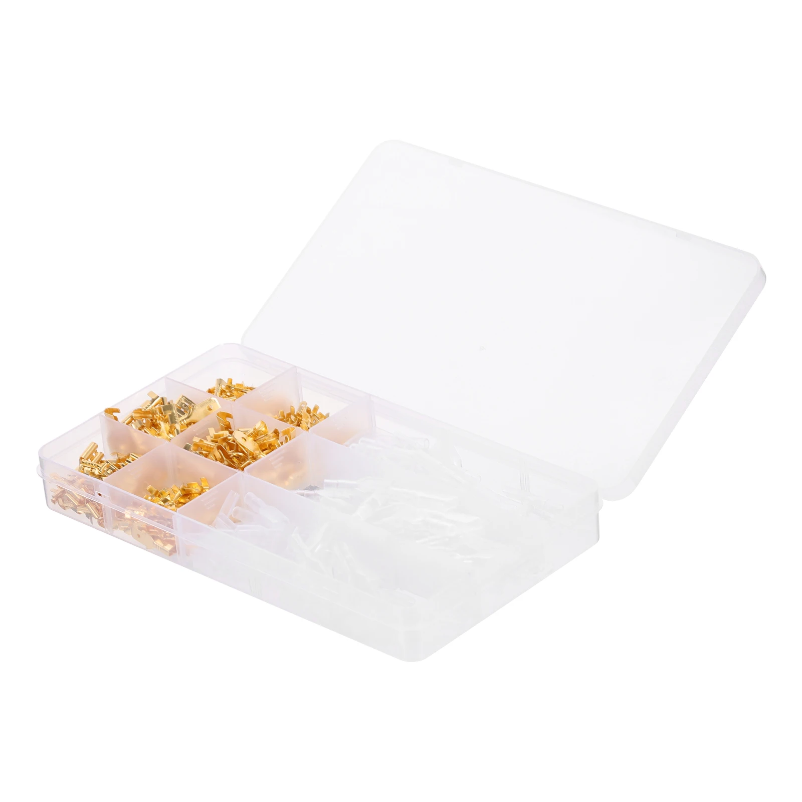 

Crimp Terminals Connector Insulated Blade Golden Brass Electrical Wire 2 8mm 4 8mm 6 3mm Gauge Speaker Connectors Spade Terminal